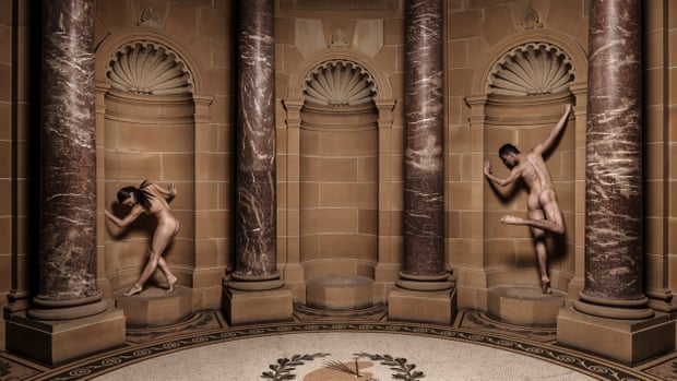 Nude dancers at the AGNSW