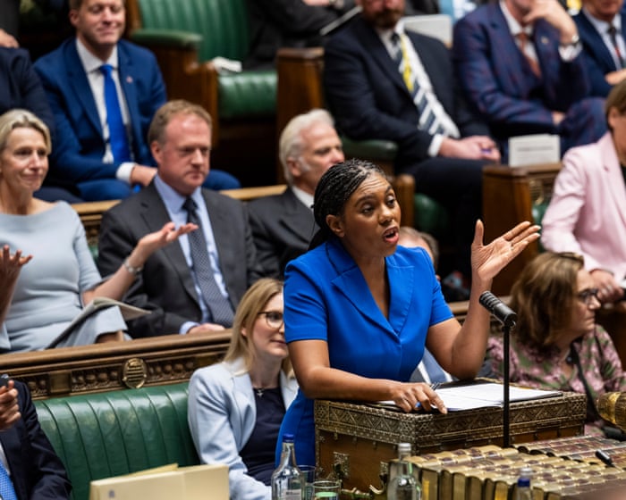 Image accompanying the story: That Kemi is spectacularly wrong about almost everything is a big help to the PM | John Crace