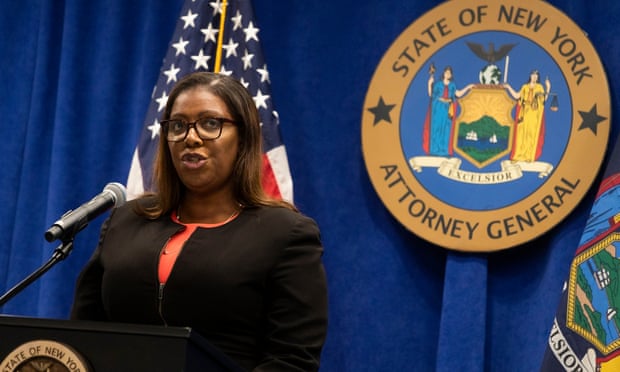 New York attorney general Letitia James announces her legal bid to dissolve the NRA.