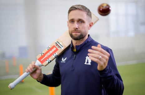 WarwickshireâÂÂs Chris Woakes poses for a portrait at EdgbastonâÂÂs indoor cricket school