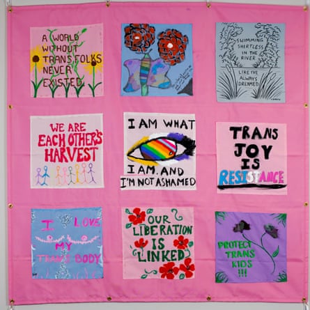 A section of the Freedom to Be quilt