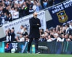 Igor Tudor has gone but Tottenham are still hollow, confused and in deep trouble | Barney Ronay