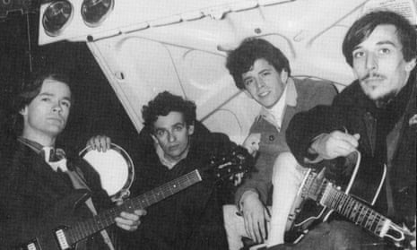 Lou Reed, second right, and John Cale, right, with their Primitives bandmates, c1964.