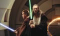 Ewan McGregor and Liam Neeson in Star Wars: Episode I - The Phantom Menace.