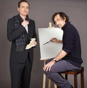 Jan Kage and artist Philip Grözinger