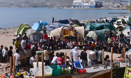 Thousand of migrants are still stranded on Greek islands.