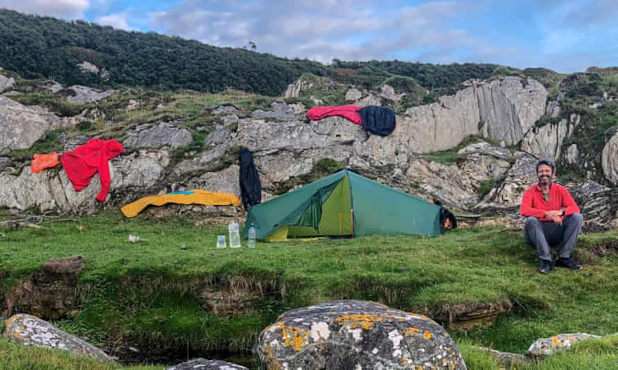 Drying out camp, Point of Knap, Kintyre.