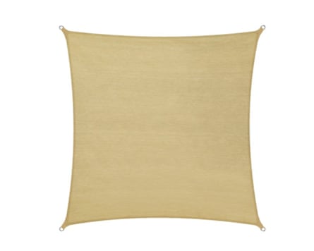 Homebase tectake Beige Rectangular Sun Shade Sail