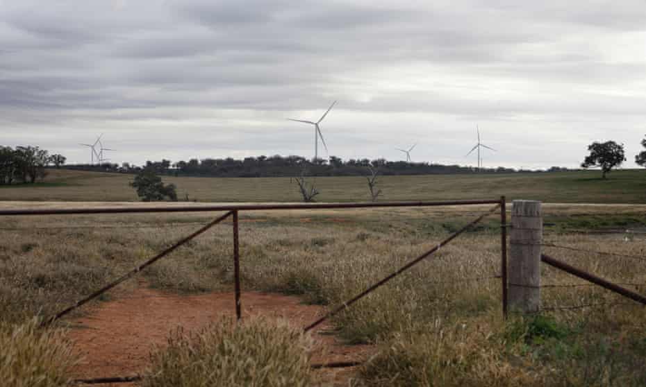 Bodangora wind farm near Wellington, New South Wales