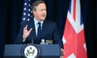 No change to UK’s arms exports to Israel but position kept under review, says David Cameron – politics live