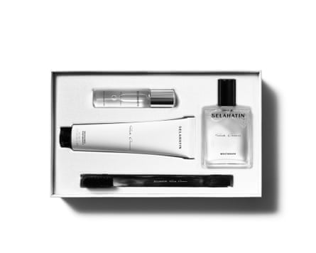 Selahatin x Rick Owens dental care travel set.