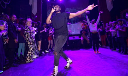 Cakes da Killa performing at House of Yes, New York City, in 2018.