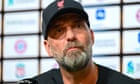 Jürgen Klopp unhappy Saudi Arabia's transfer window stays open for so long
