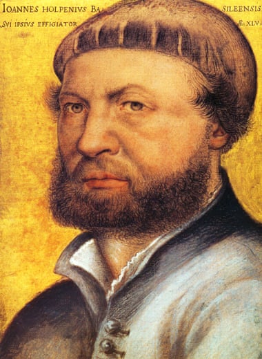 Part of a lost London-German community ... a self-portrait by Holbein.