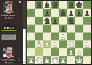 Magnus Carlsen v Ian Nepomniachtchi: World Chess Championship Game 5 – live! | Sport