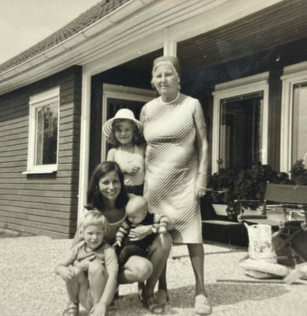 Black and white picture of the five