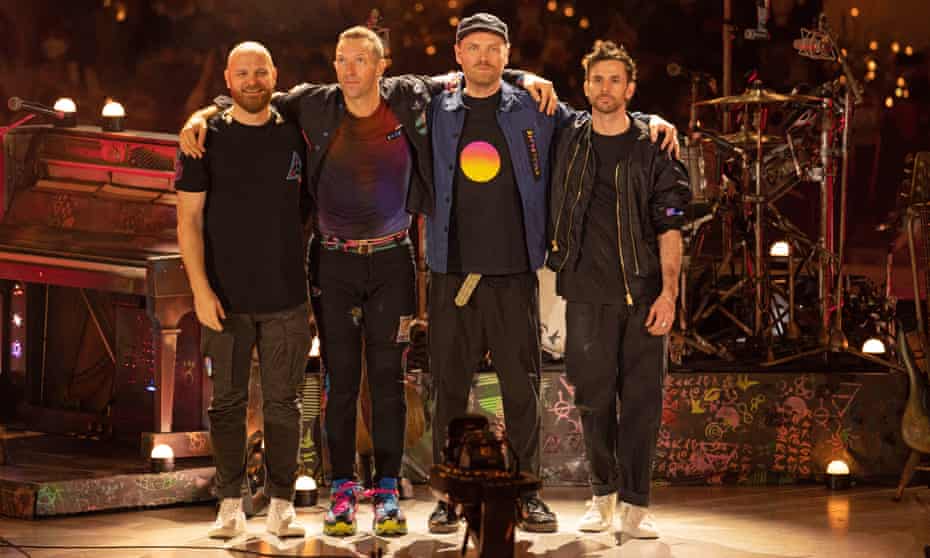 A tree will be planted for each ticket sold on Coldplay’s current ‘music of the spheres’ world tour, which includes a kinetic-powered dancefloor and other green features.