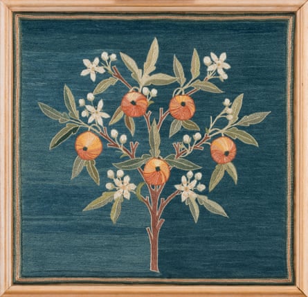 May Morris’s embroidery was inspired by nature.