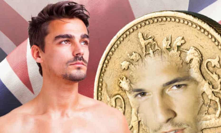 The novel depicts a steamy, and unlikely, relationship between a man and a living pound coin in post Brexit Britain