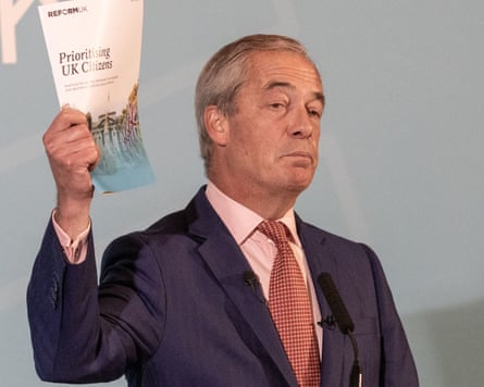 Nigel Farage announces Reform UK’s proposal for the abolition of leave to remain.