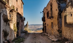 The ‘ghost town’ of Poggioreale is now a tourist attraction, more widely visited than the new towns that replaced them.