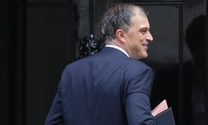 Britain’s Chief Whip in the House of Commons Julian Smith arrives in Downing Street for this morning’s cabinet meeting in Westminster, London