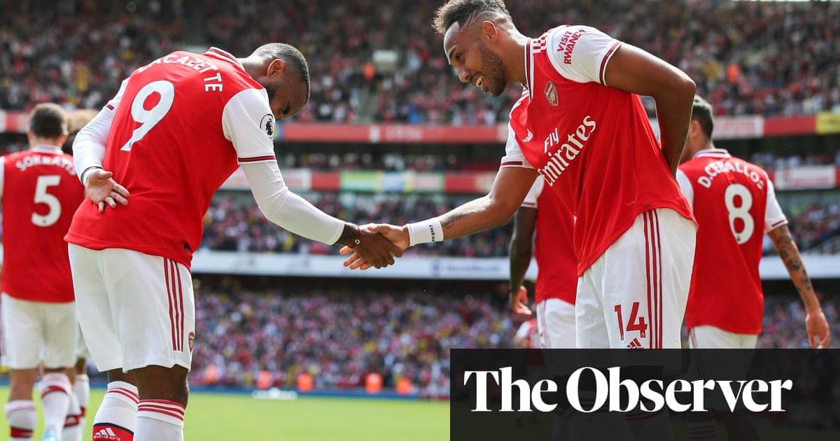 Lacazette and Aubameyang give Arsenal the edge over sturdy Burnley