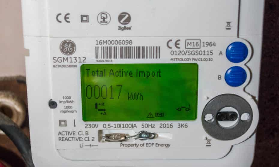 A smart electricity meter.