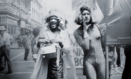 Sylvia Rivera (right) with fellow trans activist Marsha P Johnson, circa 1970.