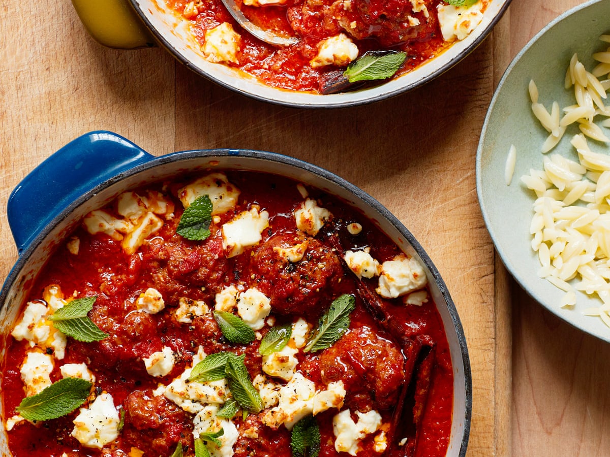 Thomasina Miers' recipe for Greek lamb meatballs Food The Guardian