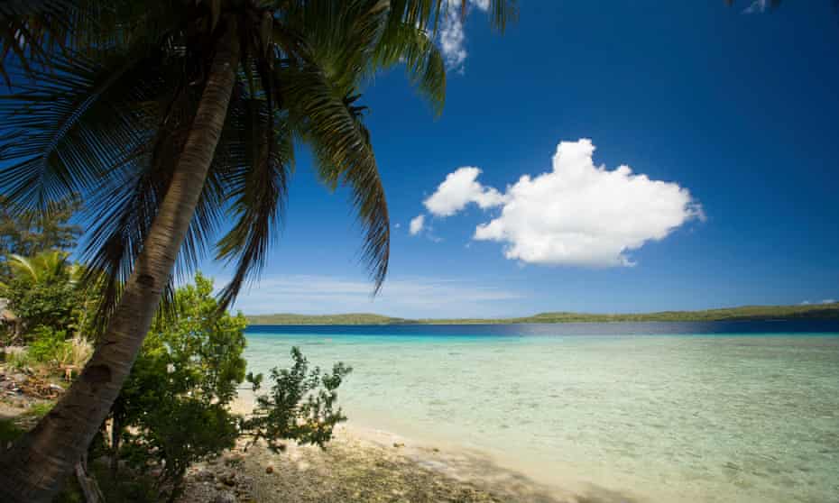 A beach in Vanuatu.