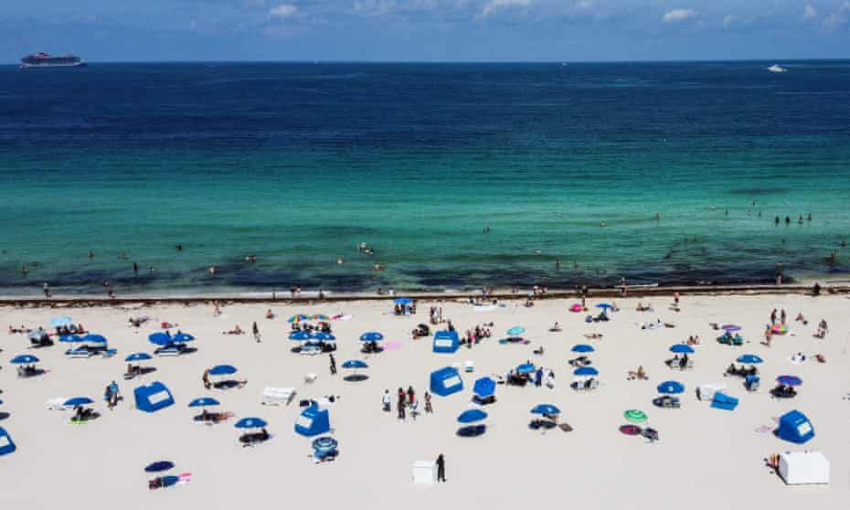 Miami Beach in Florida on Wednesday. Is a second wave inevitable?