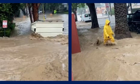 Thumbnail composite of California floods