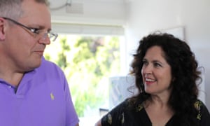 Annabel Crabb and Scott Morrison