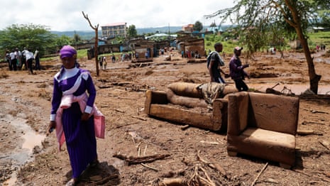Parts of Kenya hit by torrential rain and deadly floods – video