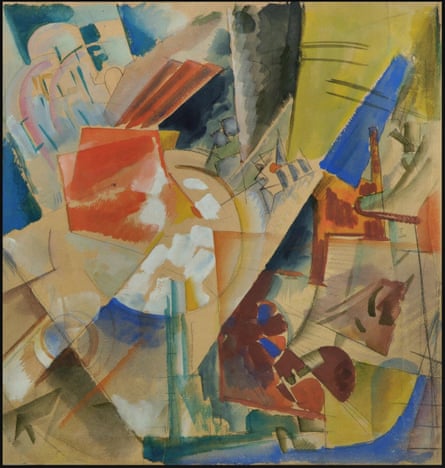 Smuggled out of Russia … Constructive composition, 1919, by Georgy Echeistov.