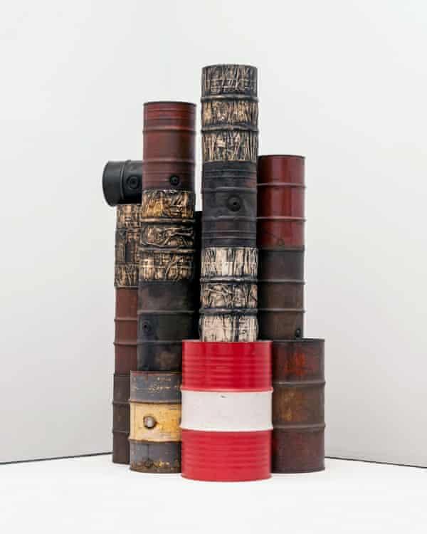 Christo’s Wrapped Oil Barrels 1958–1959