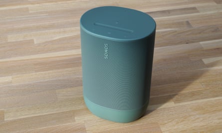 The Sonos Move 2 on a table.