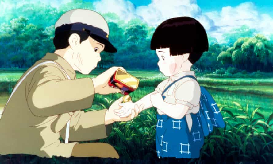 A still from Grave of the Fireflies