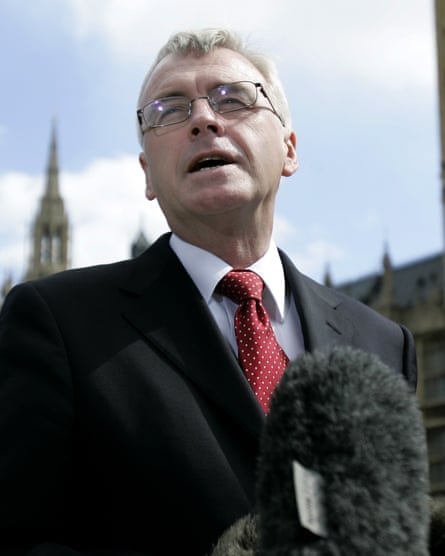 McDonnell in 2006, announcing his intention to stand for the Labour leadership after Tony Blair’s departure.