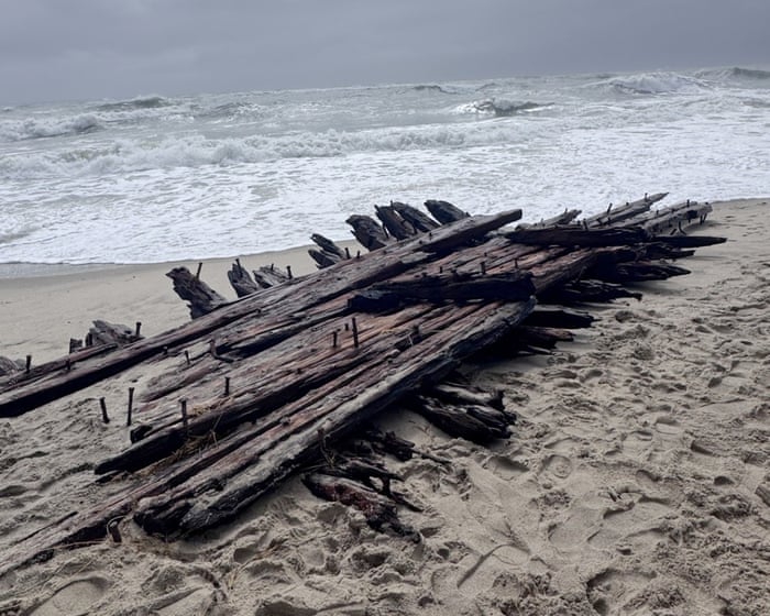 Nor’easter unearths pieces of 19th-century shipwreck in Massachusetts