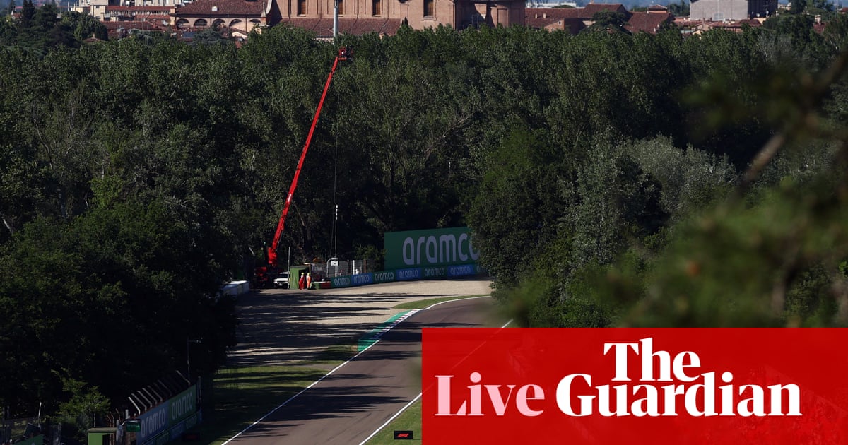 Formula One: Emilia-Romagna Grand Prix updates live