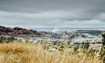Richmond, with its five oil refineries and three chemical plants, sits on the east side of the bay, its industry-heavy economy mostly impervious to the tech boom in San Francisco across the water.