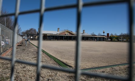 The bowling club where Aboriginal elders believe their ancestors died and were buried.