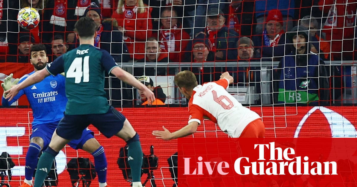 Bayern Munich 1-0 Arsenal (agg: 3-2): Champions League quarter-final, second leg – as it happened | Champions League | The Guardian