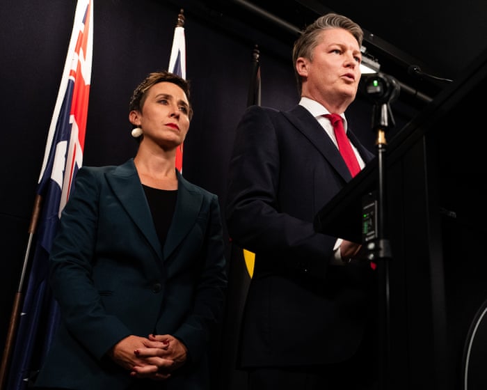 Australia news live: new Victorian premier Ben Carroll says ‘I will do things differently’; Harvey Norman fined $35m over misleading ad campaign