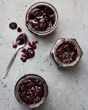 Yotam Ottolenghi’s blueberry, juniper and whisky jam.