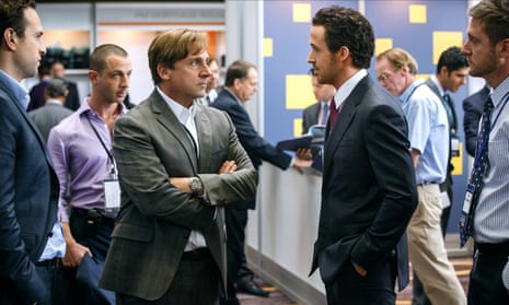 Steve Carell and Ryan Gosling in The Big Short.
