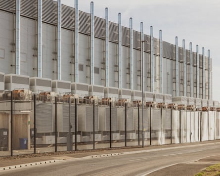 The outside of a datacentre in Duffryn, Newport, South Wales