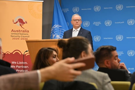 Australia news live: former Murdoch executive named New York consul general; Albanese launches bid for UN security council seat
